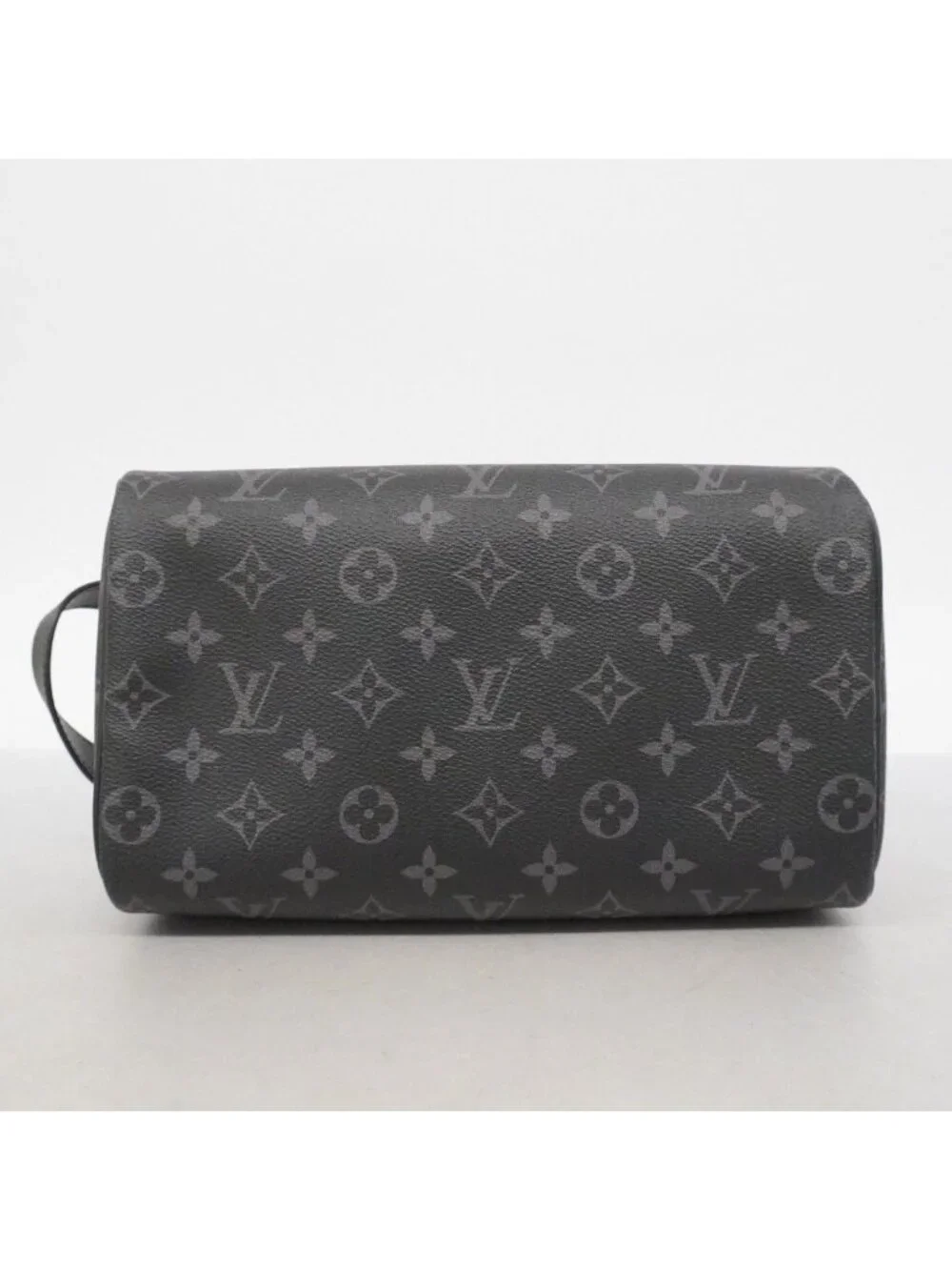 Louis Vuitton Handbag Monogram Eclipse Dopp Kit Black Gray